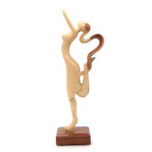 Ballerina Abstract Timber Carving 40cm