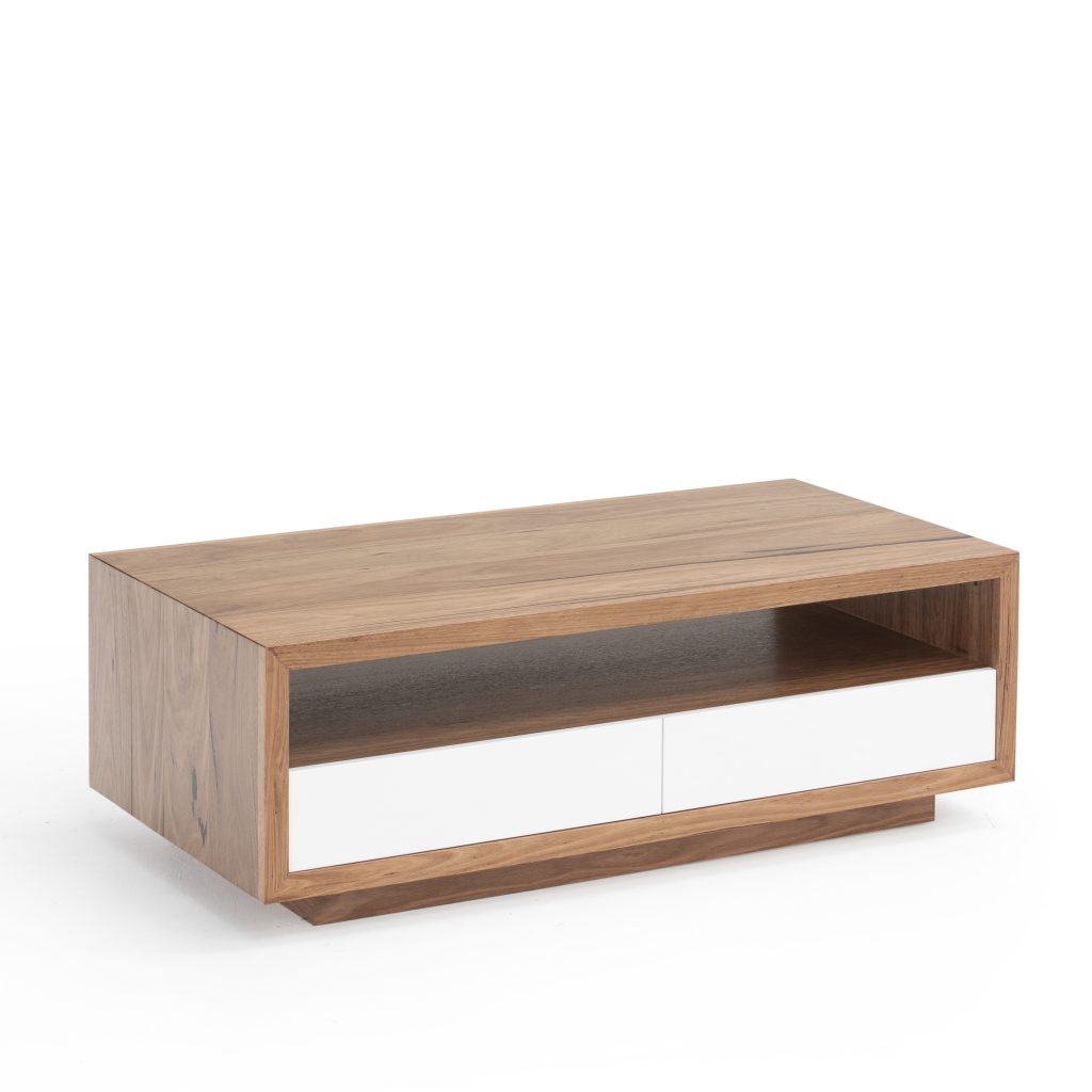 Melbourne Messmate Coffee Table Custom Made Solid Timber Furniture Lifestyle