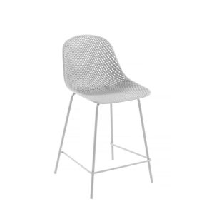 Quinby Bar Stool-White