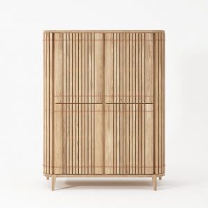 Koppar Cupboard with 4 Doors - European Oak