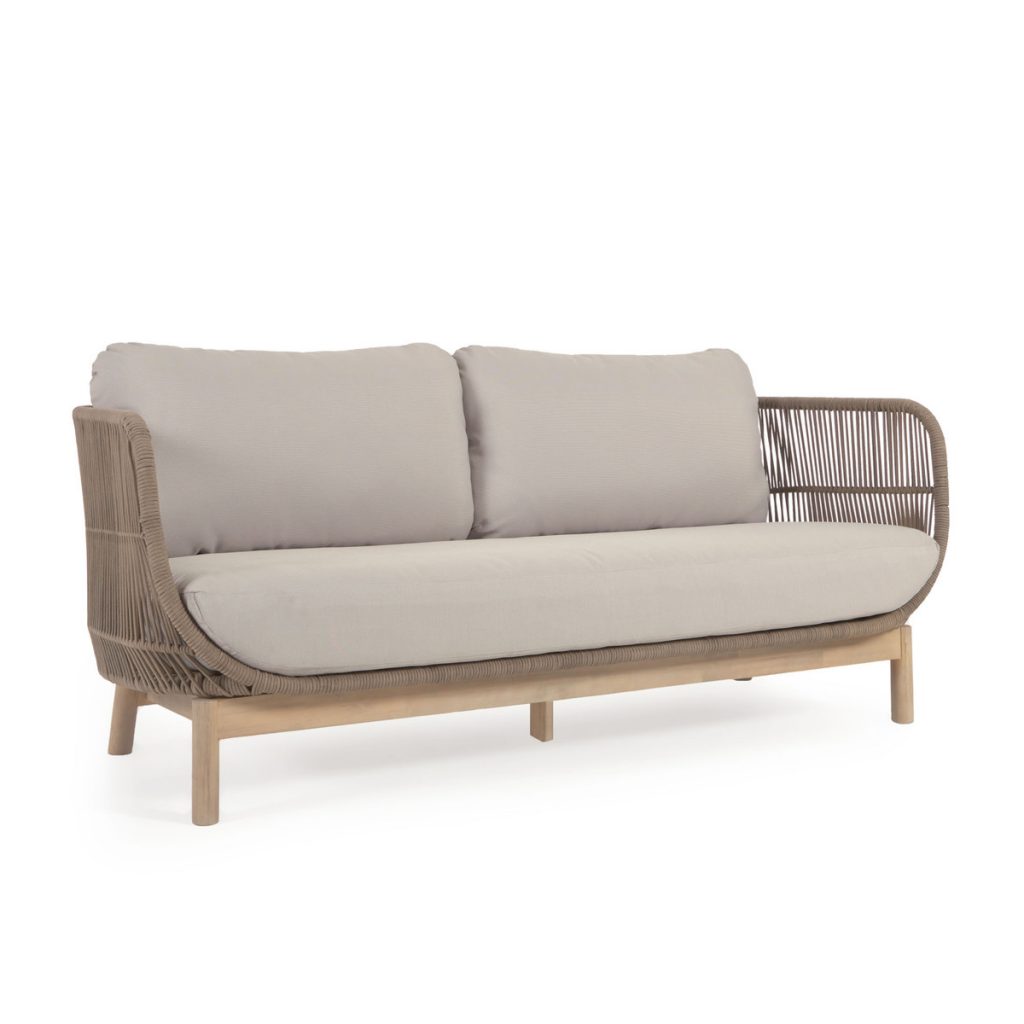 Catalina beige 3-seater sofa - Custom Made Solid Timber Furniture ...