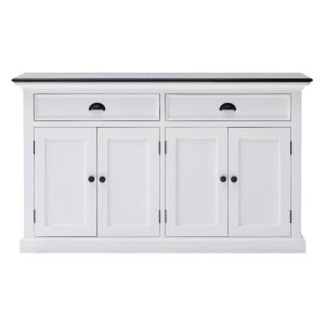 Halifax Hamptons Buffet White with Black Top