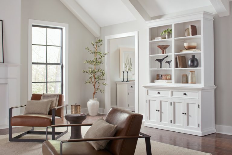 Halifax Hamptons Buffet Hutch Unit with 8 Shelves Custom Made Solid