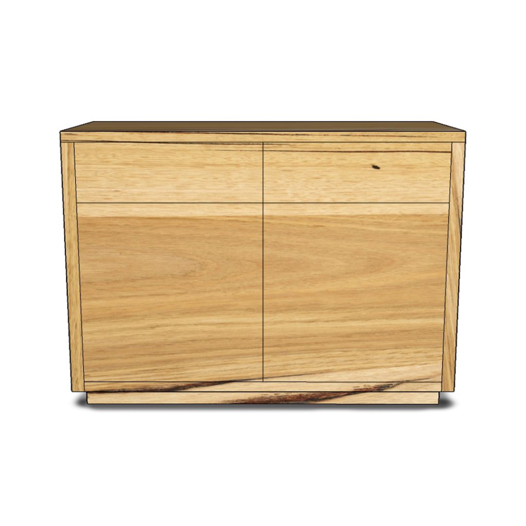 Messmate Vanity Unit Custom Made Solid Timber Furniture Lifestyle