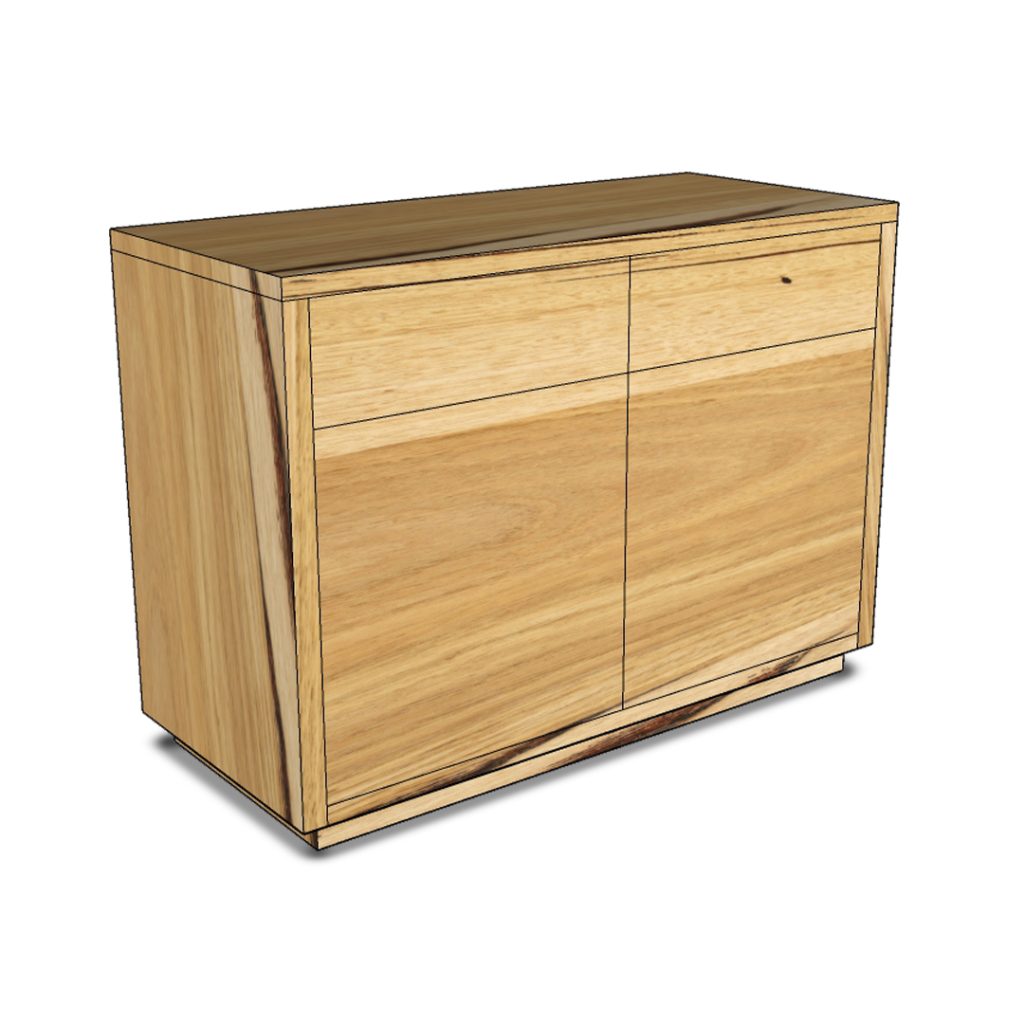 Messmate Vanity Unit Custom Made Solid Timber Furniture Lifestyle