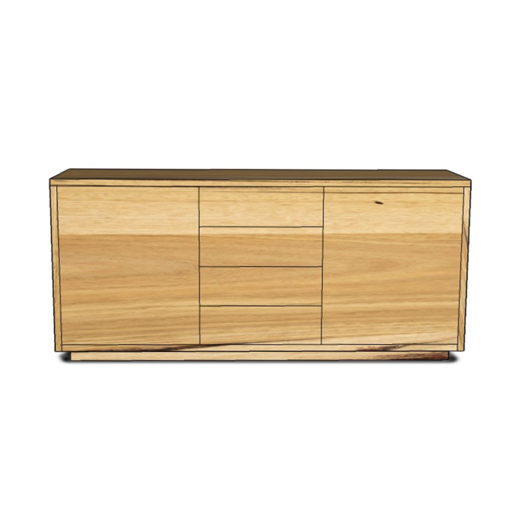 Messmate 1800 Vanity Custom Made Solid Timber Furniture Lifestyle