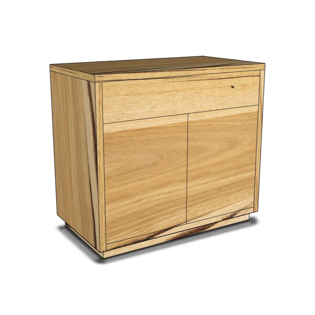 Messmate 900 Vanity Custom Made Solid Timber Furniture Lifestyle