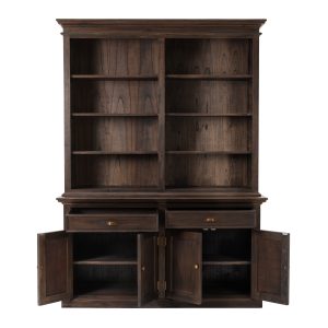 Halifax Mindi Wood - 4 Door & 2 Drawer Hutch Cabinet