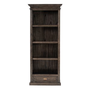 Halifax Mindi Wood Bookcase with Drawer