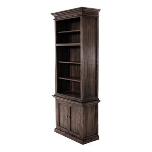 Halifax Mindi Wood Slim Hutch Bookcase