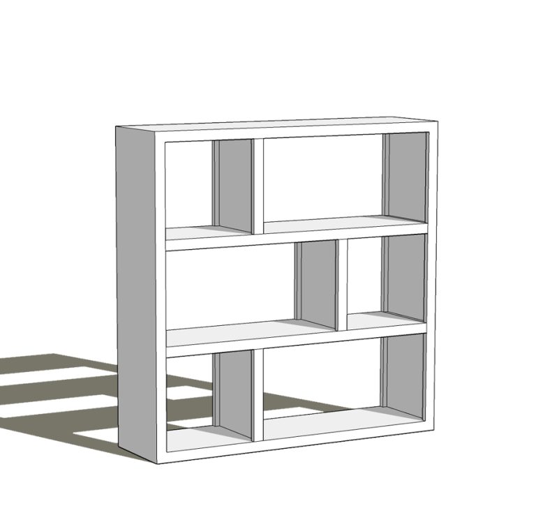 Serengeti Messmate Bookcase Custom Made Solid Timber Furniture