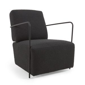 Gamer Chair - Black Shearling