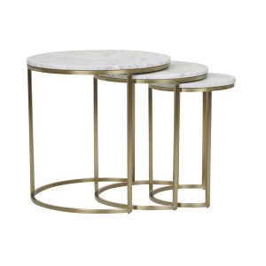 Elle Round Marble Nest