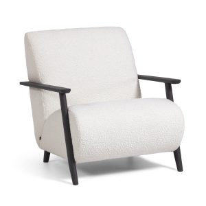 Marthan Armchair - White Boucle