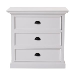 Halifax 3 drawer Bedside Table