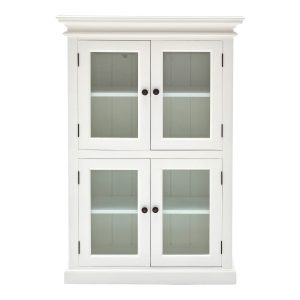 Halifax Hamptons 2 Level Pantry with Glass Doors