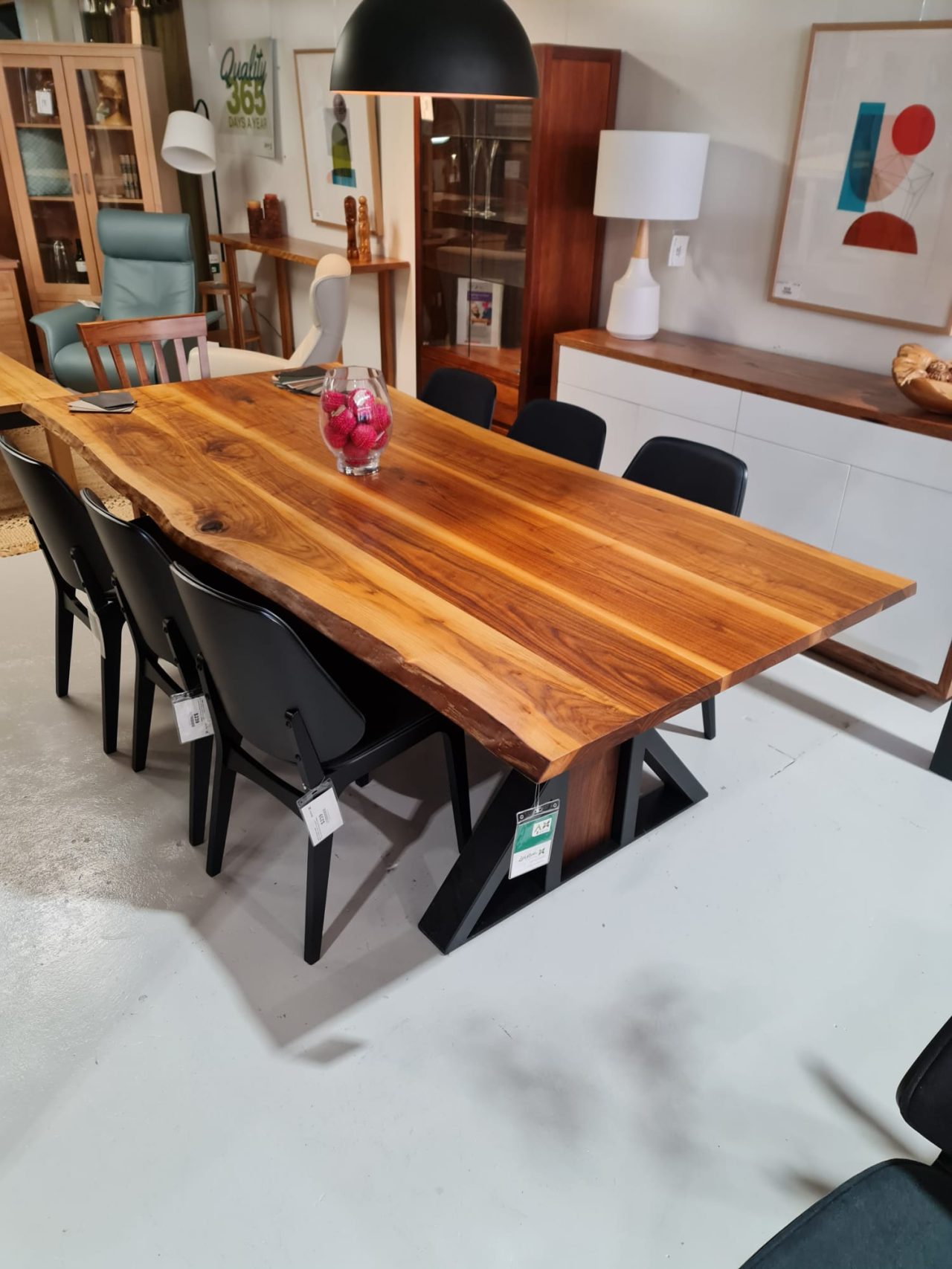 Mt Evelyn American Walnut Dining Table - Custom Made Solid Timber ...